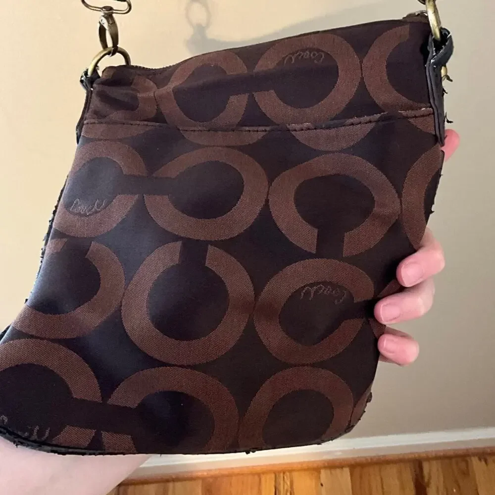 Coach Purse Brown Coach Leatherware Crossbody Bag - Picture 4 of 8